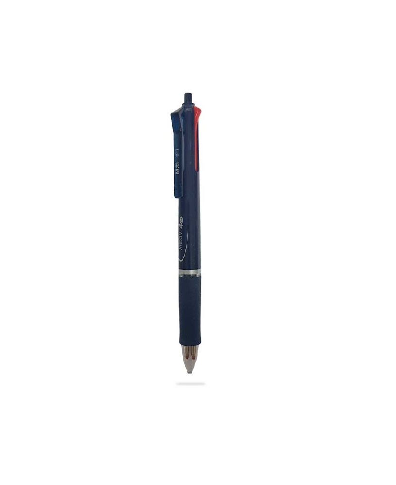 خودکار فشاری 4 رنگ 0.7 میلیمتر M&G WISDOM کد 803