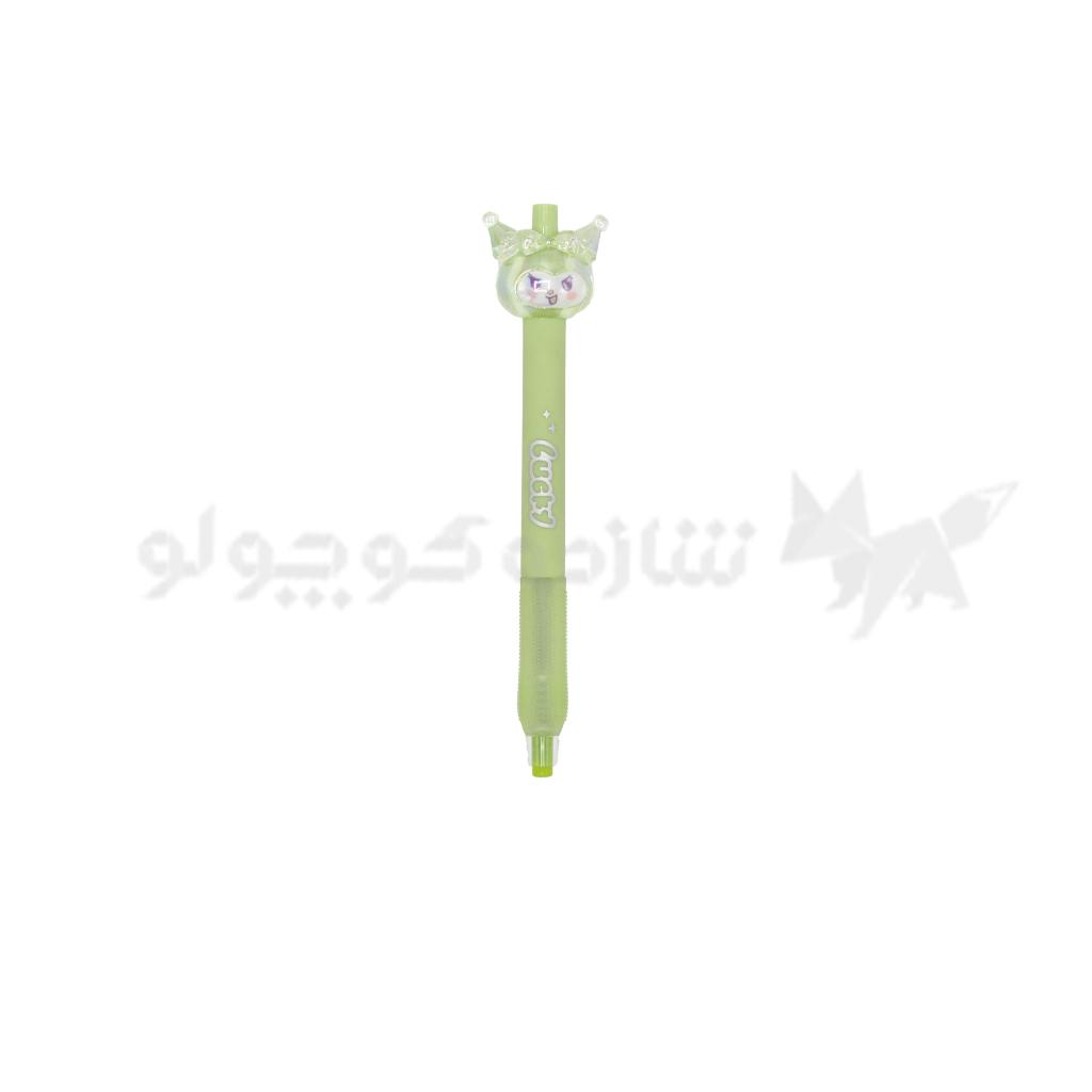 ماژیک هایلایتر فشاری سبز طرح کرومی کد: A3165