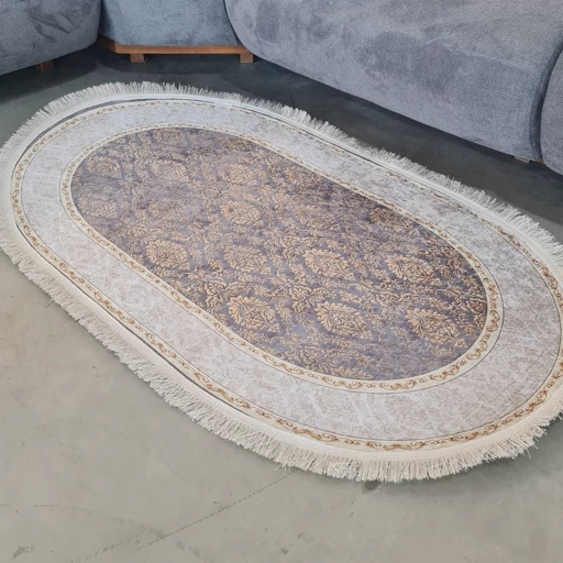 فرش چاپی بیضی هازان ترک b20 (پس کرایه)