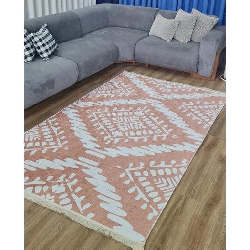 فرش چاپی هازان ترک طرح مراکشی M341 (پس کرایه)