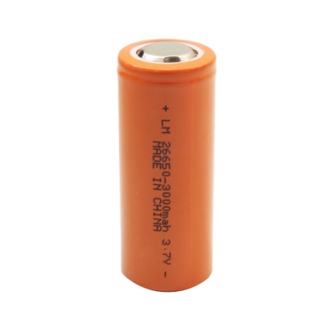 باتری لیتیوم یون 3.7v سایز 26650 3000mAh
