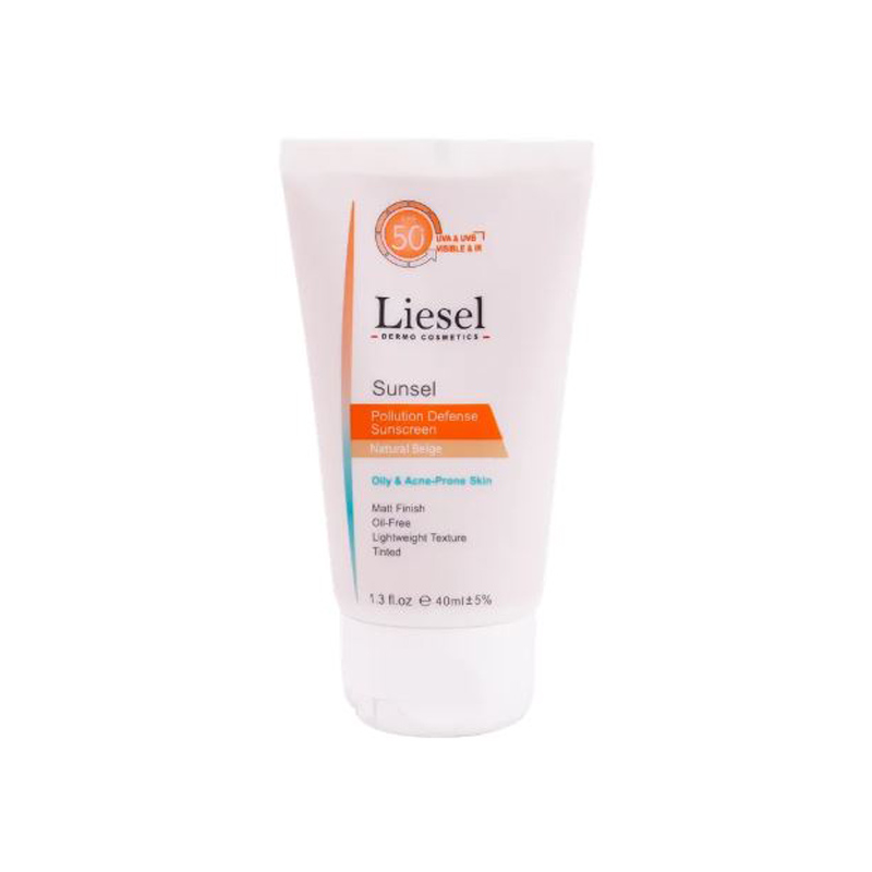 کرم ضد آفتاب رنگی پوست چرب لایسل SPF 50