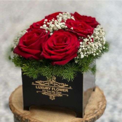 باکس گل رز کوچک a337