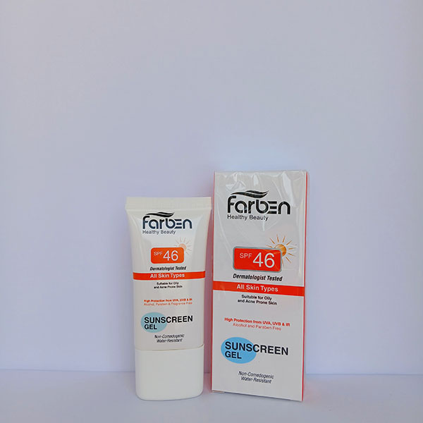 ژل ضدآفتاب فاربن SPF 46