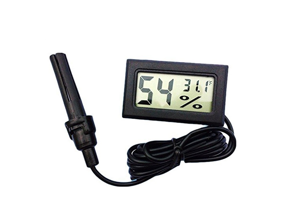 دماسنج و رطوبت سنج روپنلی سیم دار LX8011 رنگ مشکی