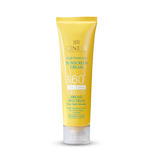 کرم ضد آفتاب بی رنگ سینره مدل SPF60 مناسب انواع پوست حجم 50 میلی لیتر