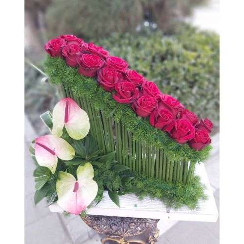 باکس گل رز برای خواستگاری a217