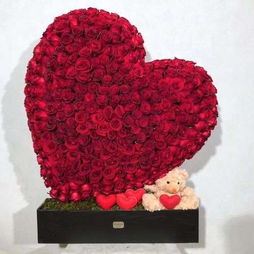 باکس گل رز خواستگاری a224