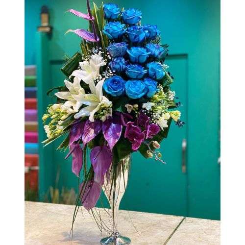 جام گل برای تبریک عروسی 9291