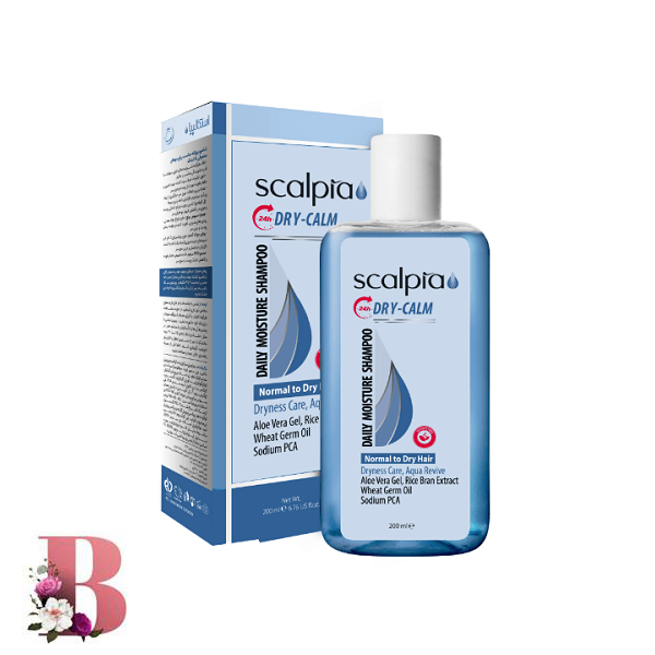 شامپو روزانه موهای خشک و معمولی اسکالپیا 200 میلی لیتر | Scalpia Dry Calm Daily Moisture Shampoo 200 ml