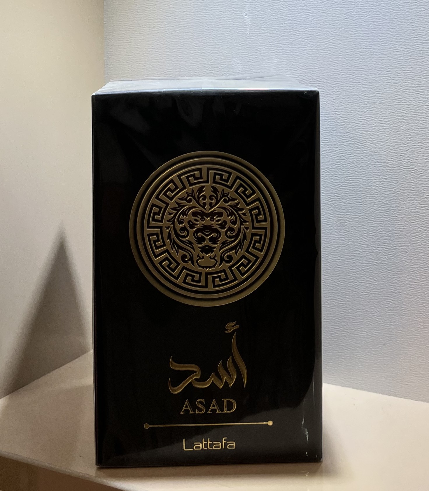 عطر ادکلن اسد لطافه مشکی LATTAFA ASAD