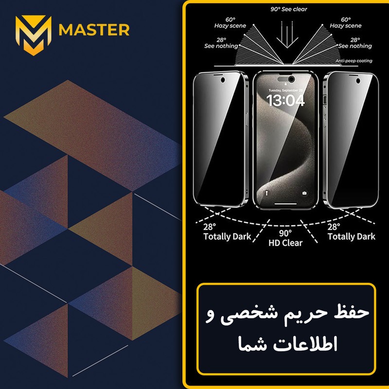 محافظ صفحه نمایش حریم شخصی مستر مدل Resistant مناسب برای گوشی موبایل ناتینگ فون 1