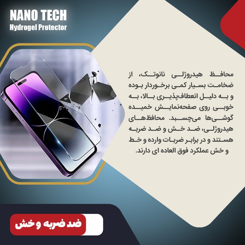 محافظ صفحه نمایش مات نانو تک مناسب برای گوشی موبایل آنر X6b