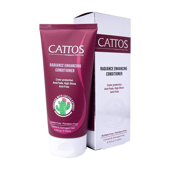 نرم کننده موهای رنگ شده کاتوس 200 میلی لیتر | Cattos Radiance Enhancing Conditioner 200ml