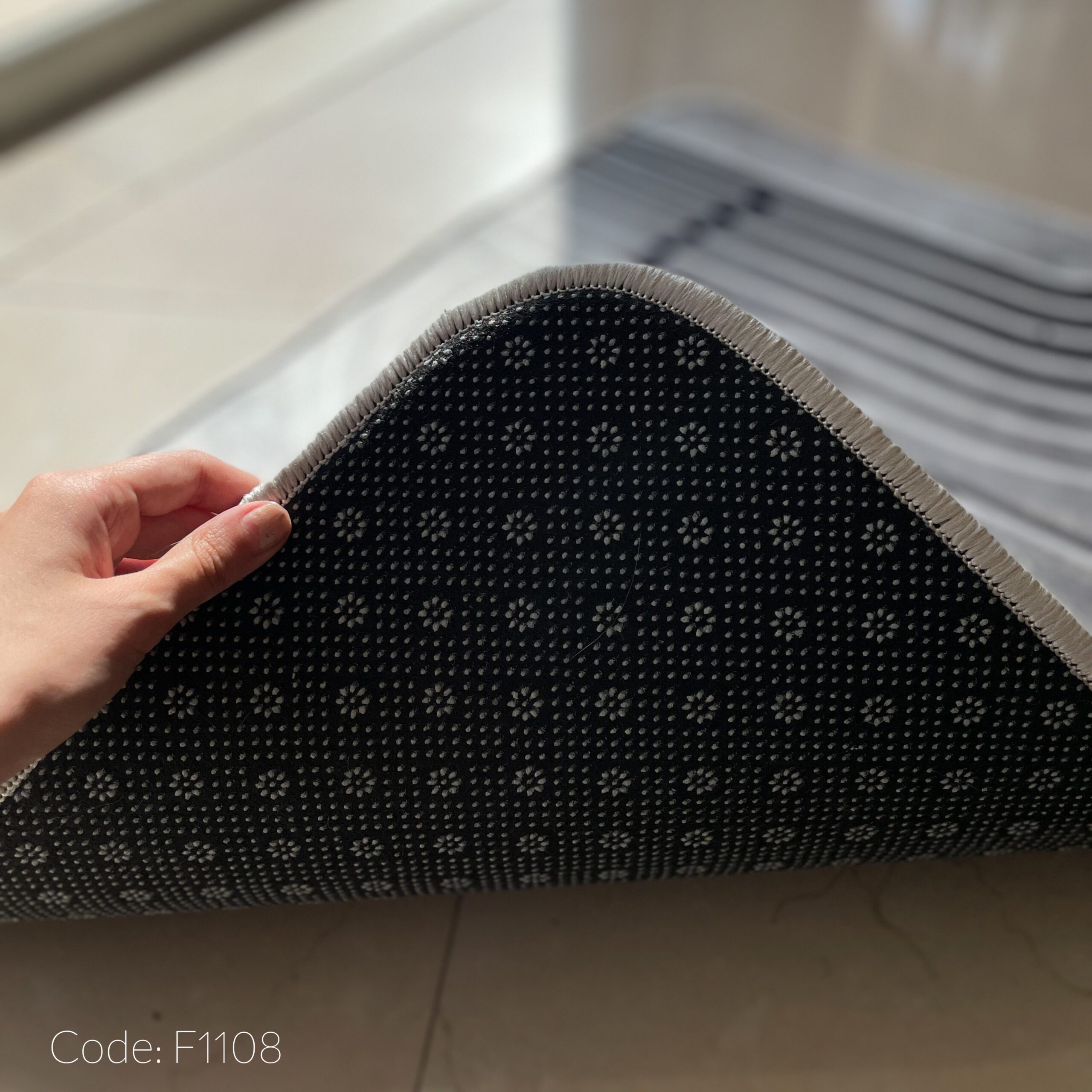 پادری طرح شاخه گل سایز 50*70 برند فرمهر