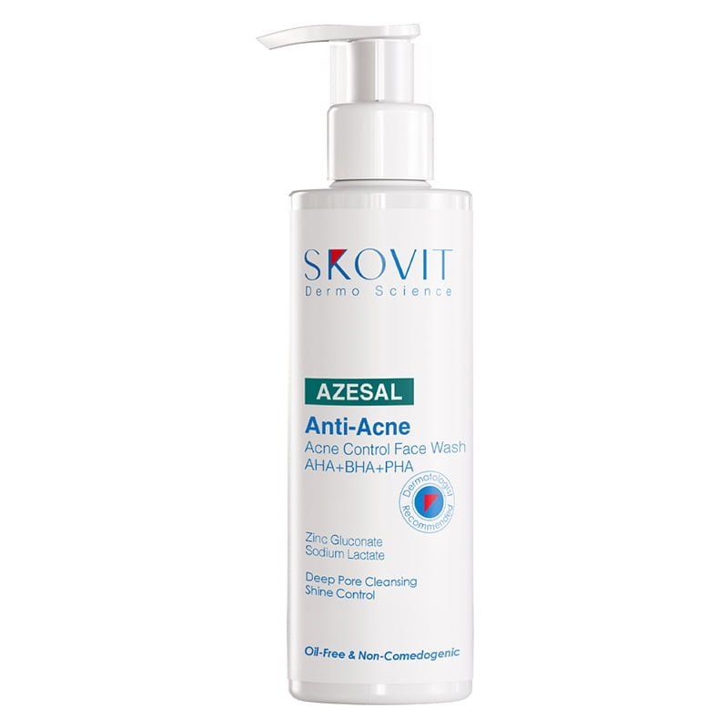 ژل شستشوی صورت مناسب پوست های دارای آکنه حاوی 200AHA+BHA+PHAگرمی-اسکوویت