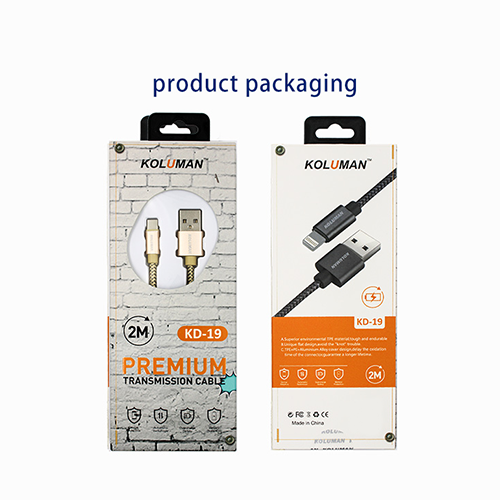 کابل تبدیل USB به لایتنینگ کلومن مدل DK - 19 طول 2 متر خاکستری