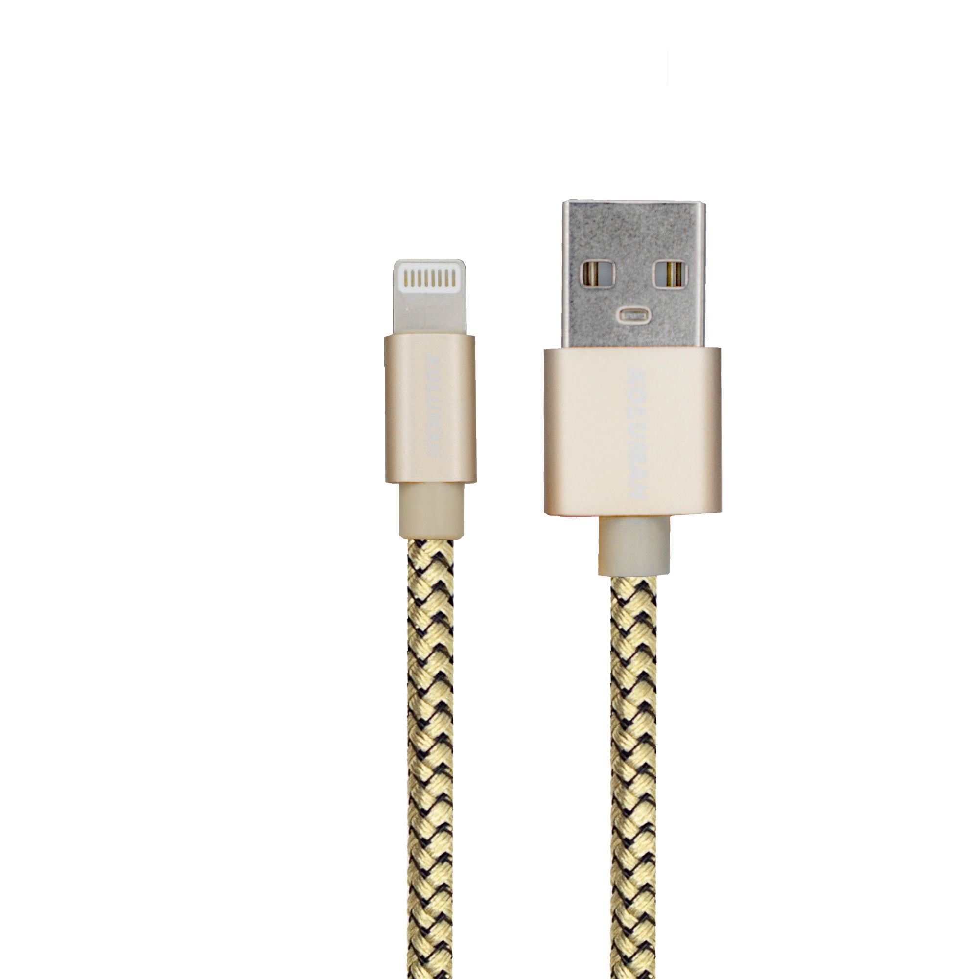 کابل تبدیل USB به لایتنینگ کلومن مدل DK - 19 طول 2 متر خاکستری