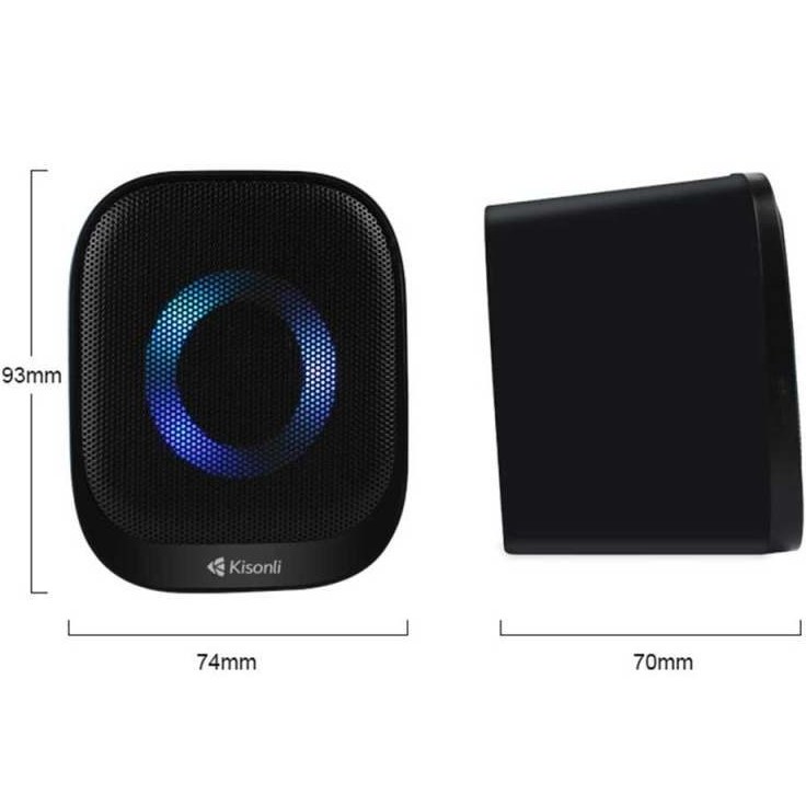 اسپیکر رومیزی RGB دو تکه KISONLI مدل X3