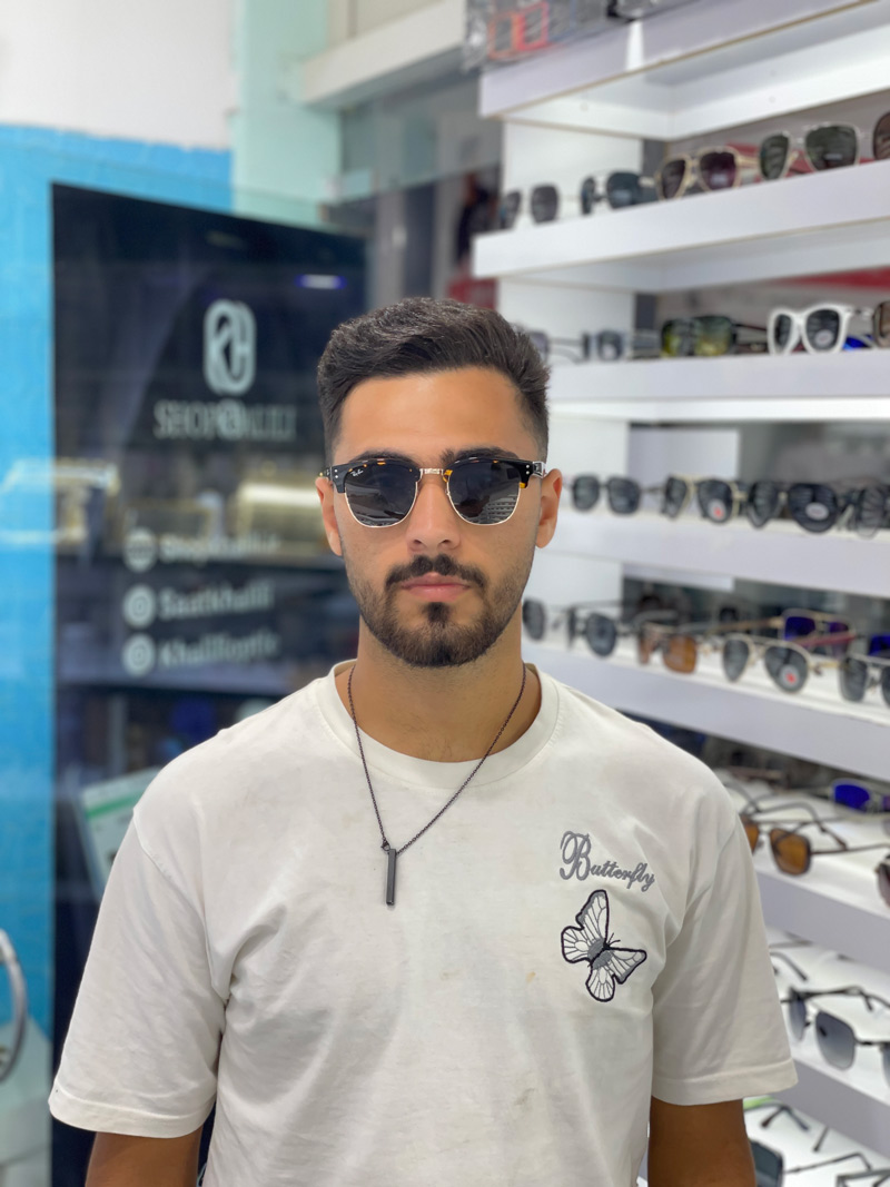 عینک  ریبن کلاب مستر Ray ban RB0504s reverse