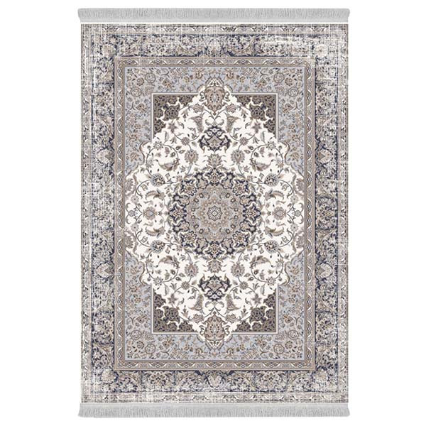 فرش پارچه‌ای دفه مدل فرشینه هازان مخمل طرح فانتزی کد 3042
