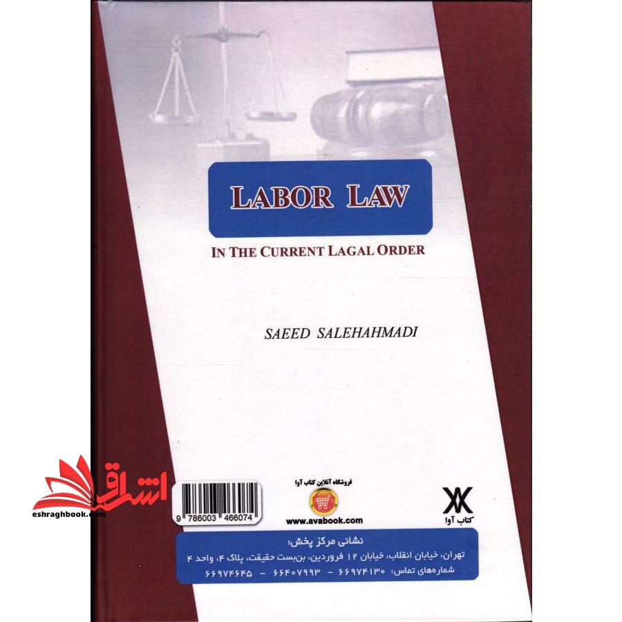 کتاب قانون کار در نظم حقوقی کنونی (تفسیری،تشریحی و انتقادی) از منظر حقوق خصوصی و حقوق عمومی