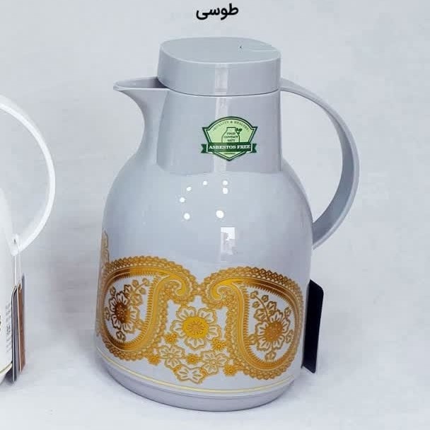 فلاسک شیشه دار 2 لیتر HDQ طرح ترمه