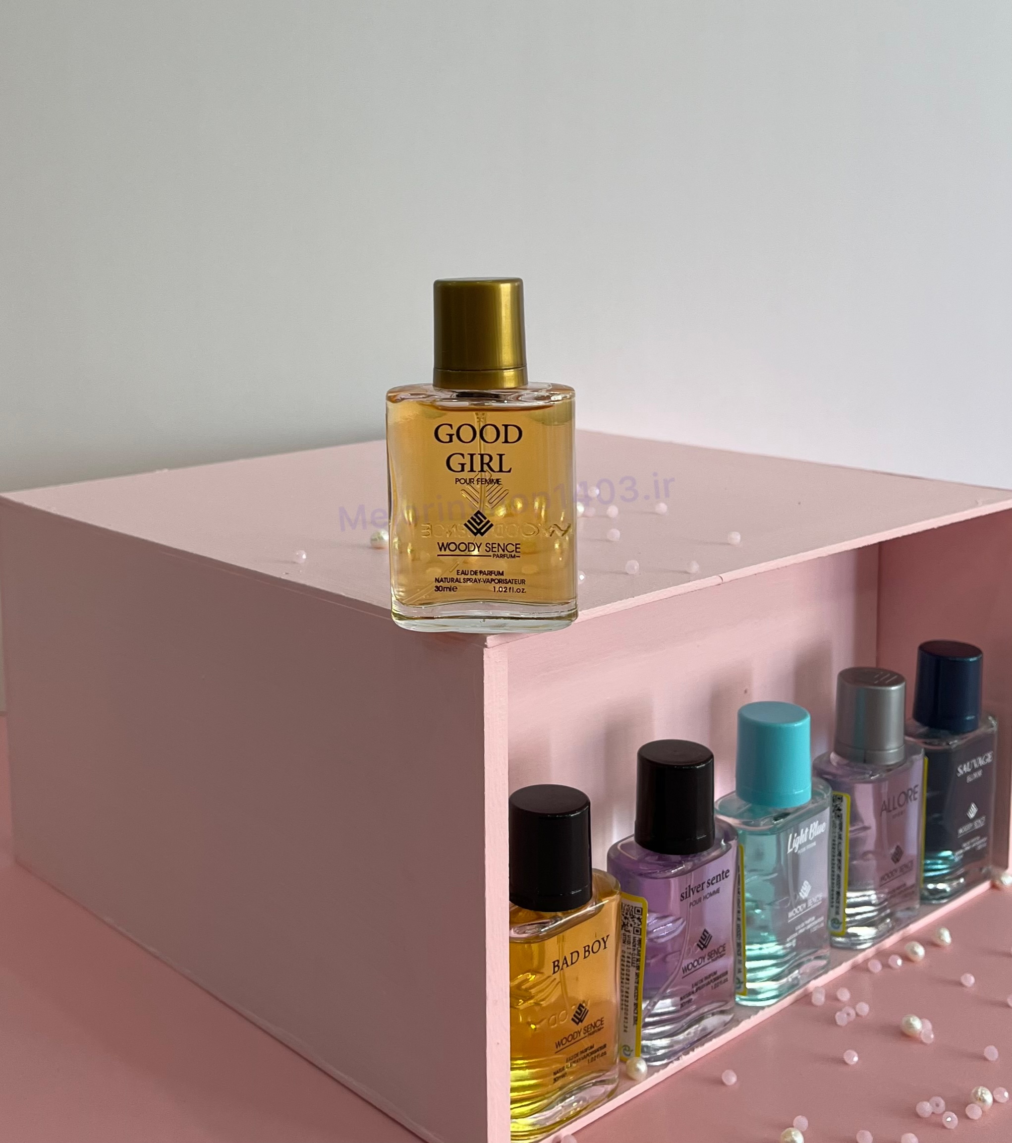عطر ادکلن جیبی وودی سنس 30 میل مدل گودگرل WOODY SENCE GOOD GIRL