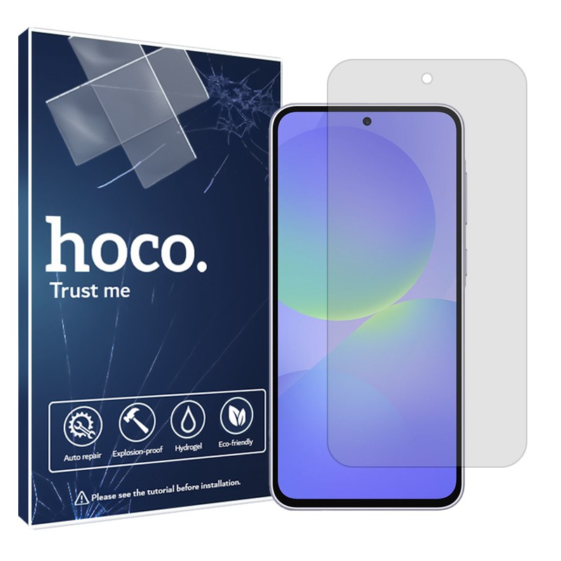 گلس سامسونگ ای 36 مدل شفاف هیدروژلی (گلس Samsung A36 براق) برند hoco