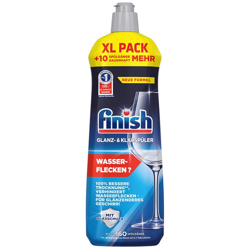 مایع جلادهنده ماشین ظرفشویی فینیش مدل XLPack Glanz حجم 800 میلیلیتر