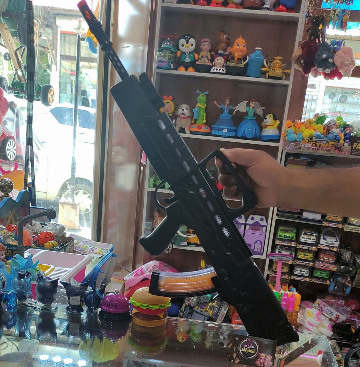 تفنگ موزیکال چراغ دار