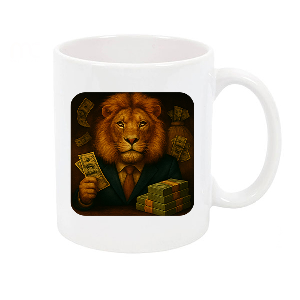 ماگ پسرانه شیر طرح Lion Rich