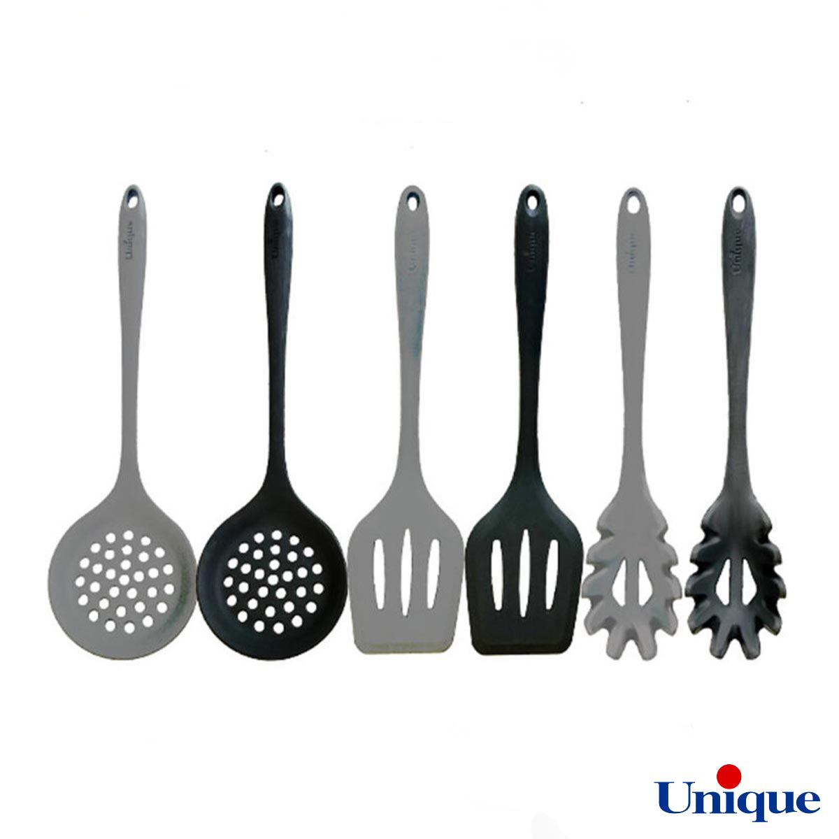 کفگیر و ملاقه تک تمام سیلیکون یونیک کد UN-1180