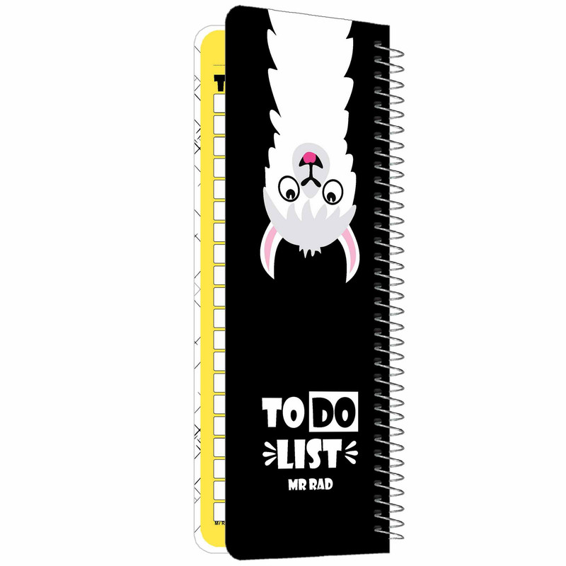دفترچه یادداشت مستر راد مدل to do list طرح لاما کد fiory 1900