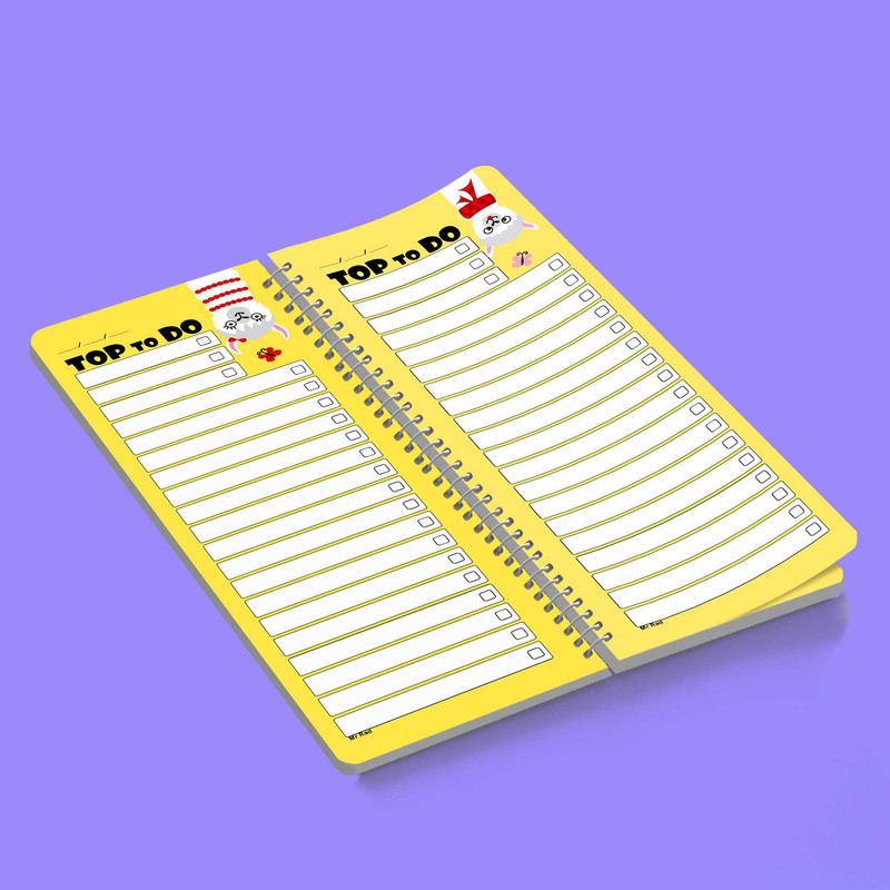 دفترچه یادداشت مستر راد مدل to do list طرح لاما کد fiory 1900