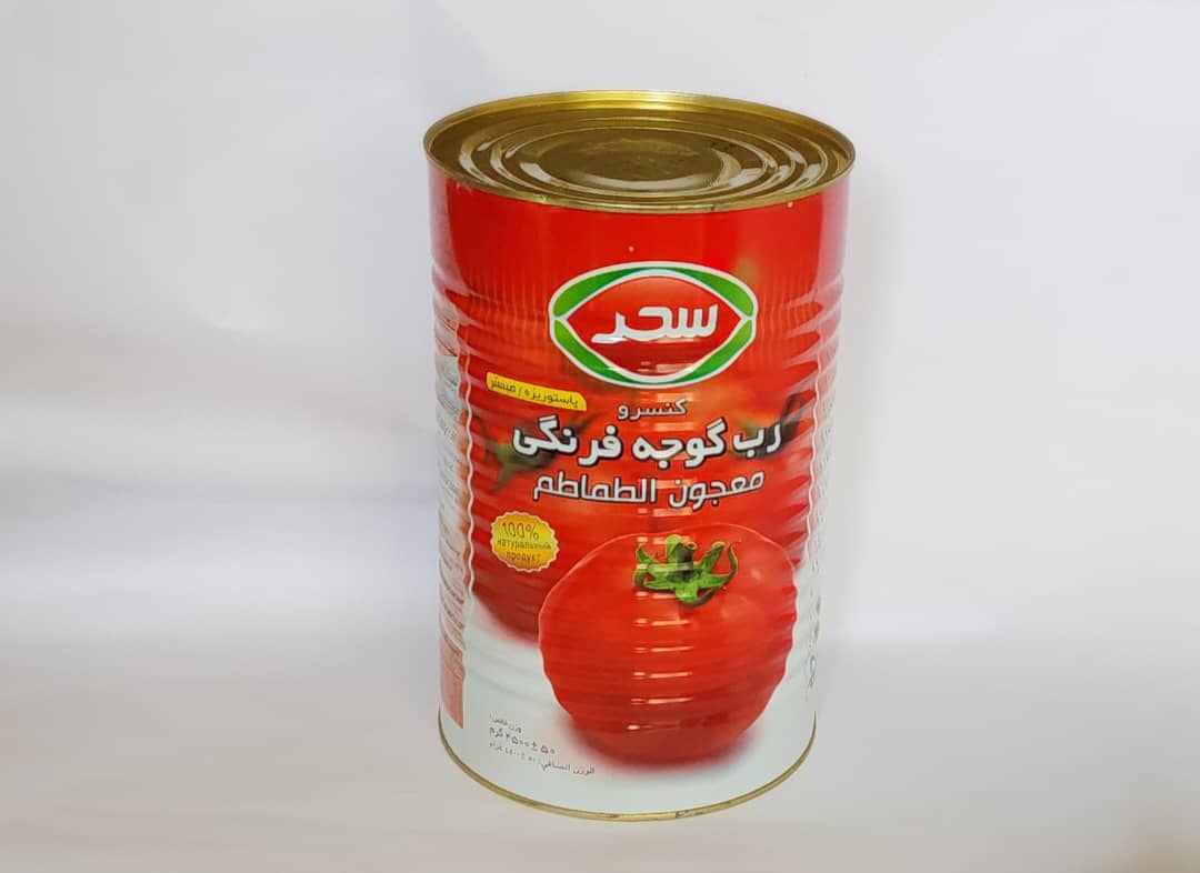 رب گوجه فرنگی 4.5 کیلویی حلب سحر