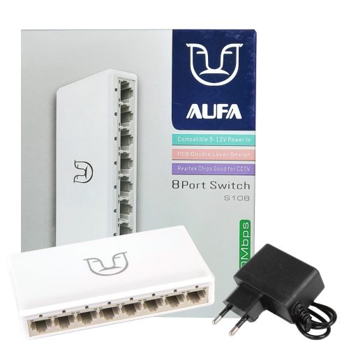 هاب سوئیچ آلفا ALFA 8Port 100 S108