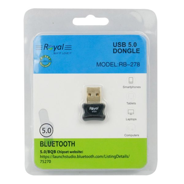 دانگل بلوتوث ورژن 5.0 رویال (Royal) مدل RB-278