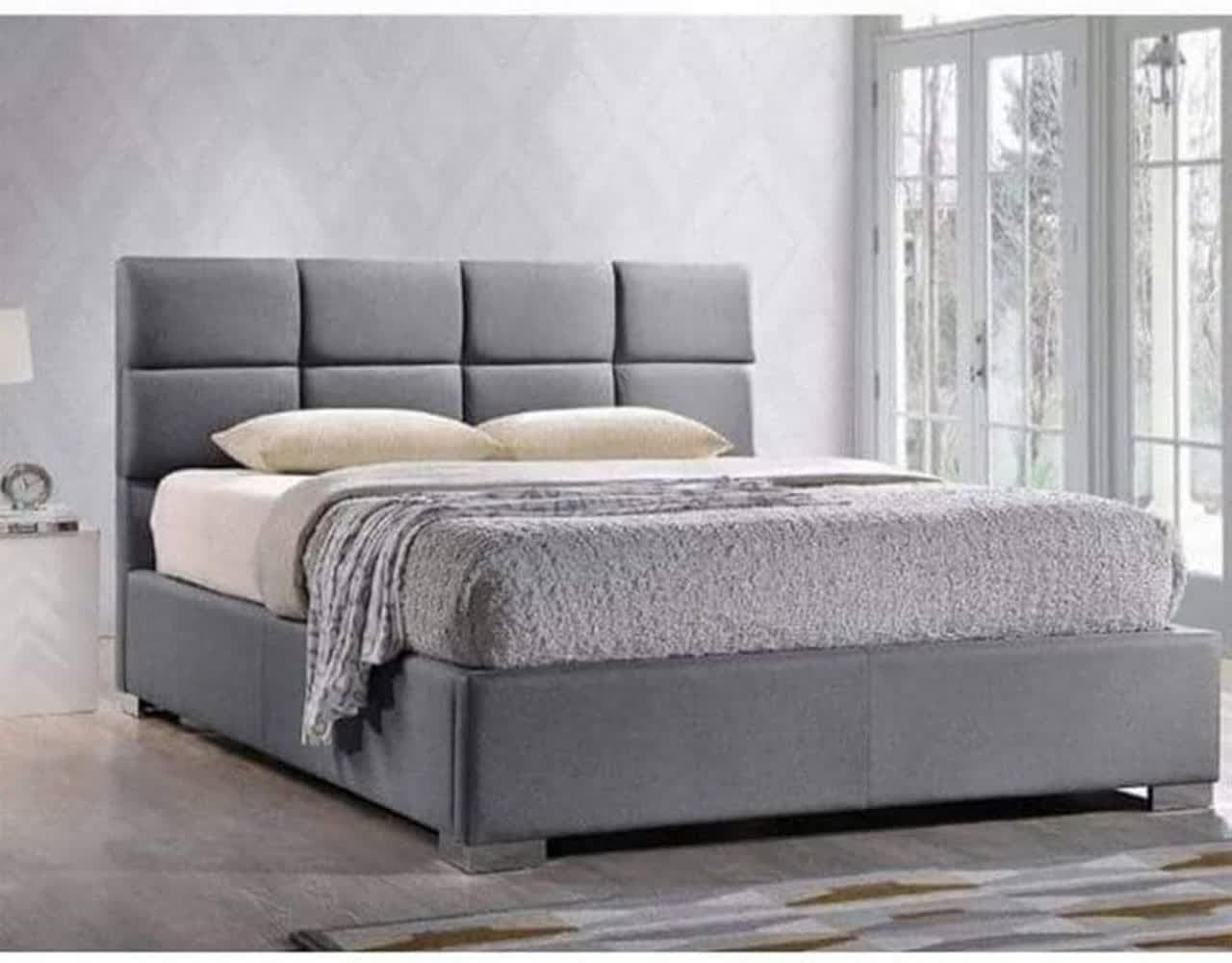 تخت خواب دو نفره جدیدBS10-لوازم جانبی: پاتختی، میز آرایش و تشک مموری فوم