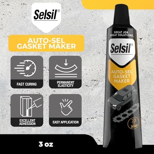 چسب واشرساز selsil خاکستری 85 گرم