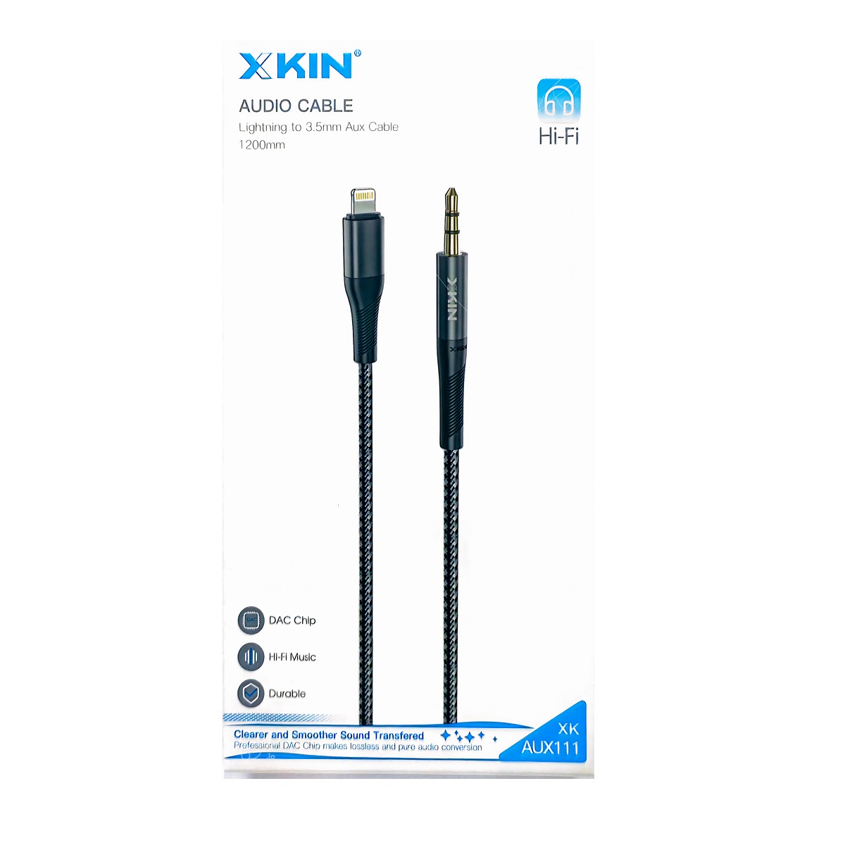 کابل لایتنینگ به AUX مدل XKIN