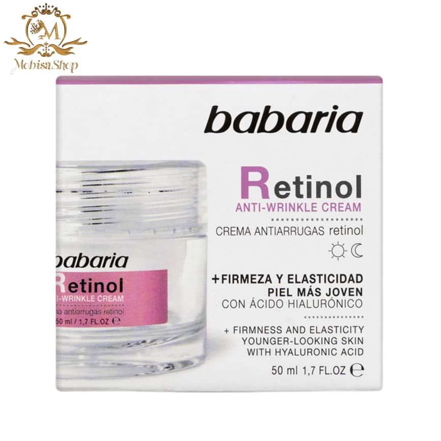 کرم صورت رتینول باباریا babaria حجم 50 میل