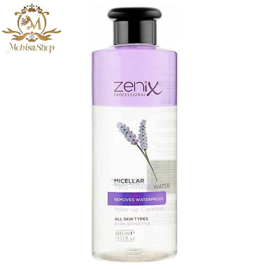 میسلار واتر دو فاز زنیکس zenix رایحه اسطوخودوس 400 میل