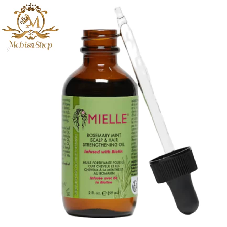 روغن تقویت کننده پوست سر و مو نعناع رزماری Mielle حجم 59 میل