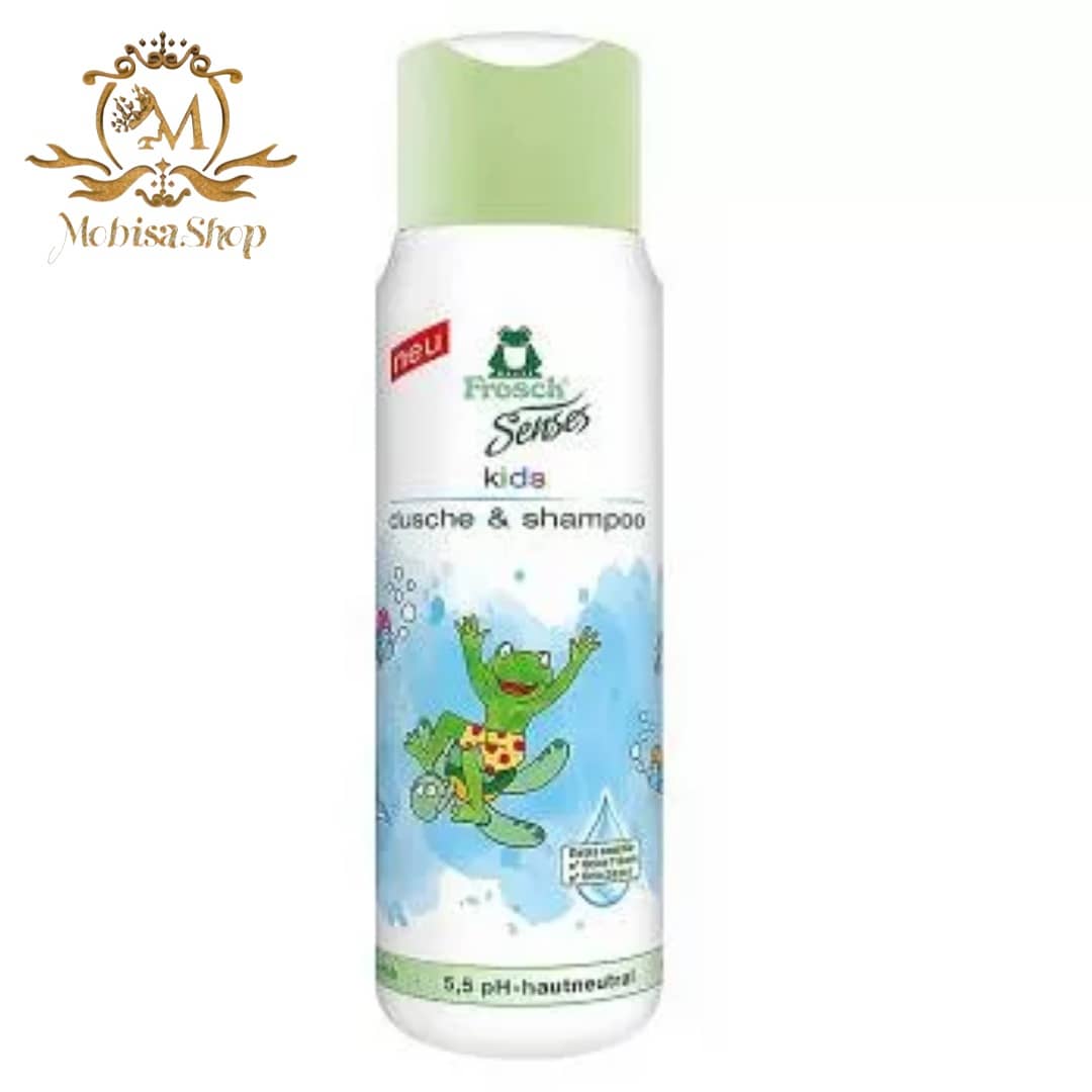 شامپوی سر و بدن گیاهی کودک فرش frosch حجم 300 میل
