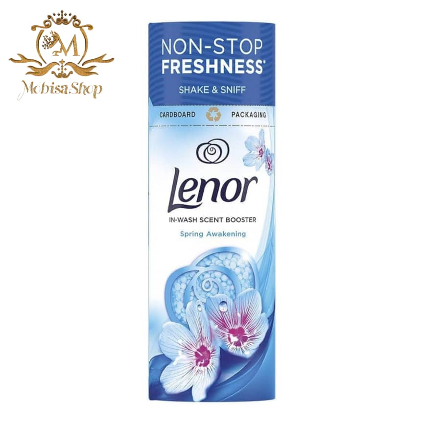 خوشبو کننده لباس لنور آبی lenor وزن 176 گرم