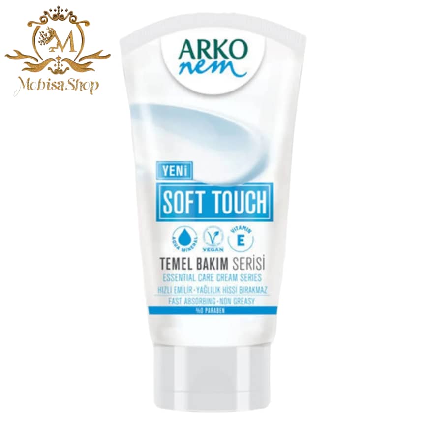 کرم مرطوب کننده بدن آرکو arko سافت تاچ 60 میلی لیتری
