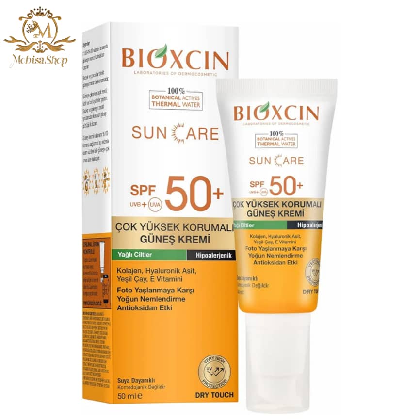 ضدآفتاب بیوکسین Bioxcin برای پوست های چرب Spf 50+