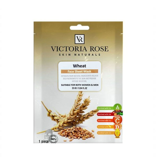 ماسک ورقه ای صورت گندم ویکتوریا رز 25 گرم | Victoria Rose Wheat Face Sheet Mask 25 g