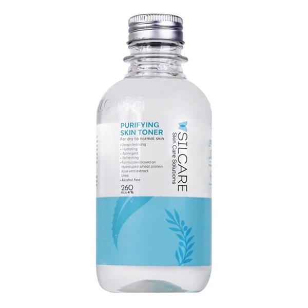 تونر پاک کننده صورت پوست خشک تا نرمال سیلکر 260 میلی لیتر | Silcare Purifying Skin Toner For Dry to Normal Skin 260ml